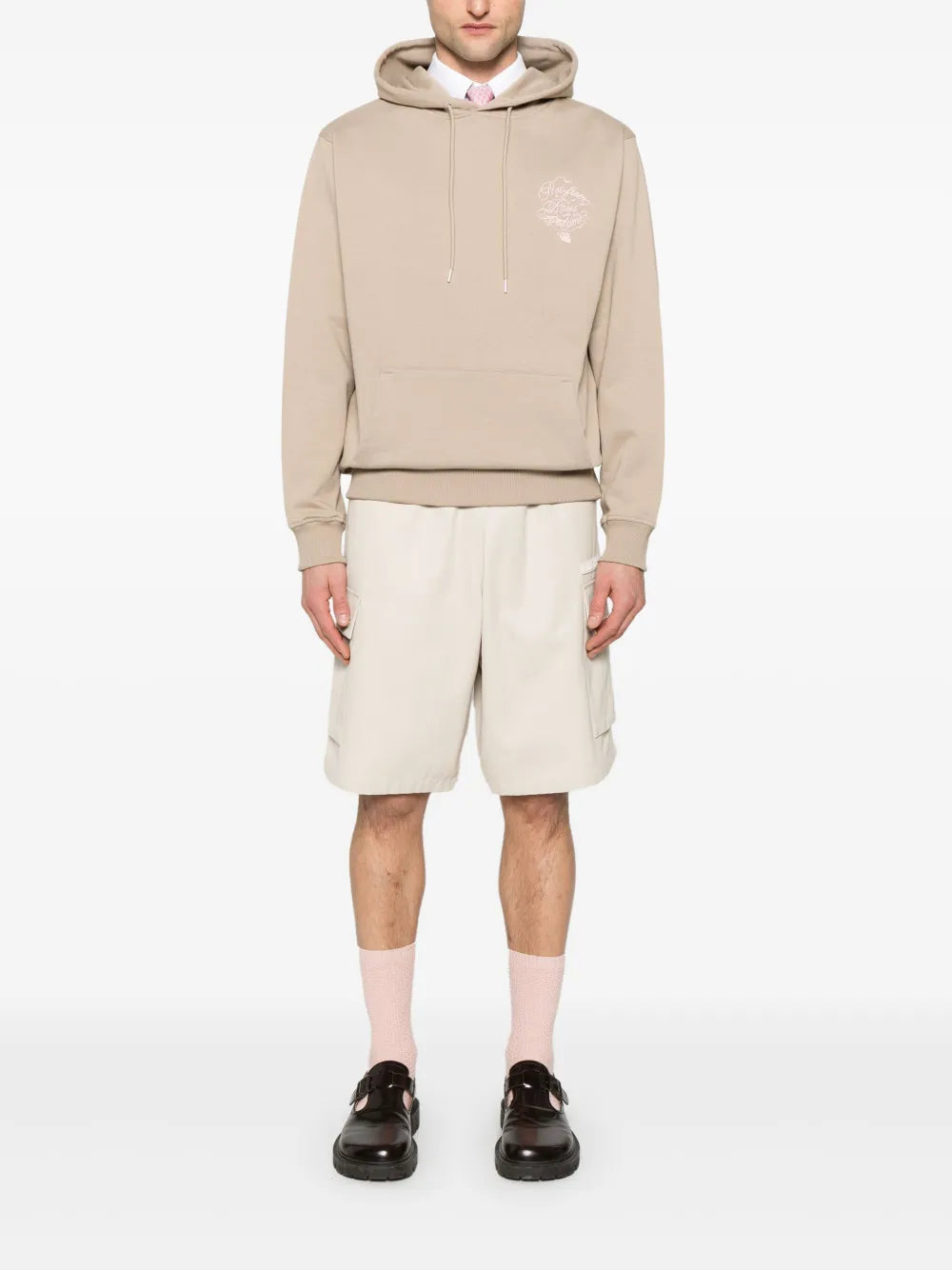 Sweatshirts Sweat à capuche slogan vignes Drole De Monsieur Blanc Homme