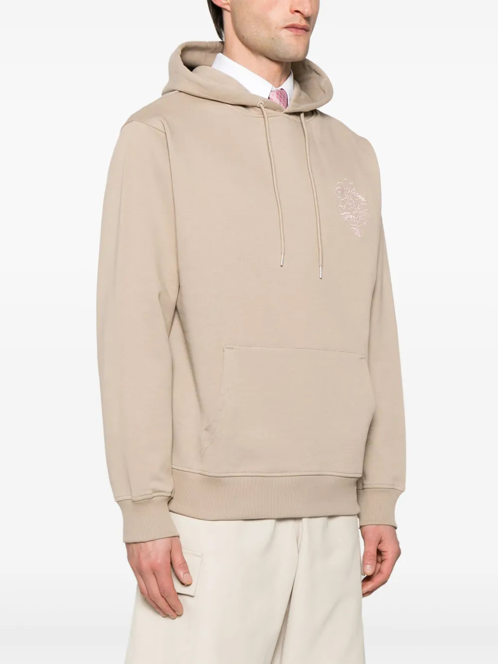 Sweatshirts Sweat à capuche slogan vignes Drole De Monsieur Blanc Homme