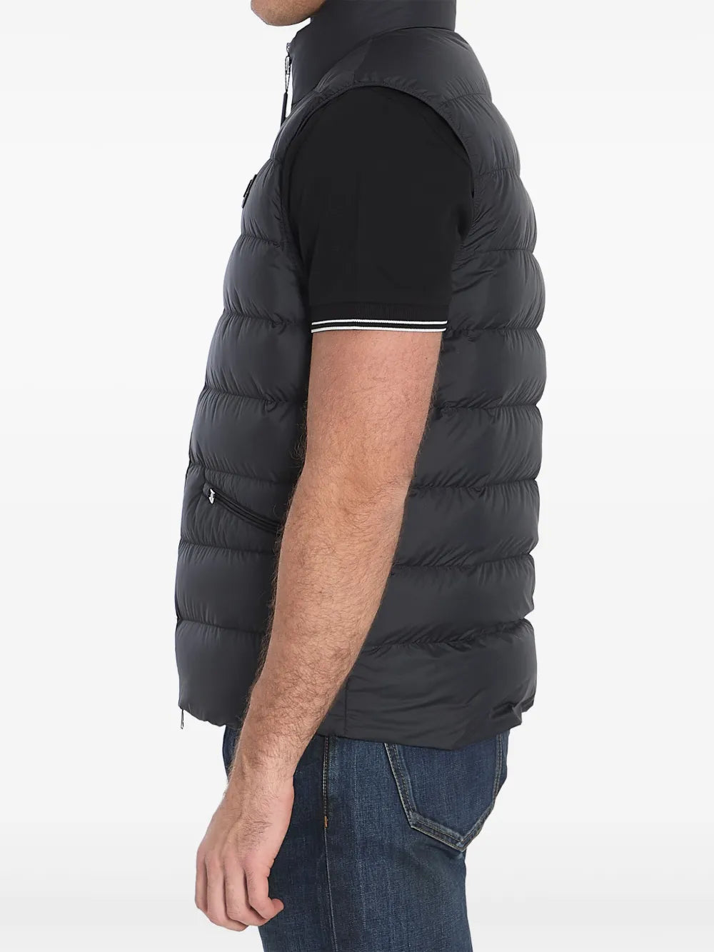 Jaquetas Casaco Sem Mangas Lechtal Moncler Preto Homme
