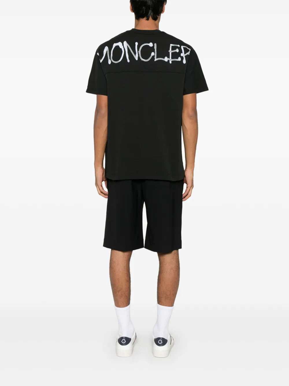 T-shirts T-shirt graffiti Moncler Noir Homme