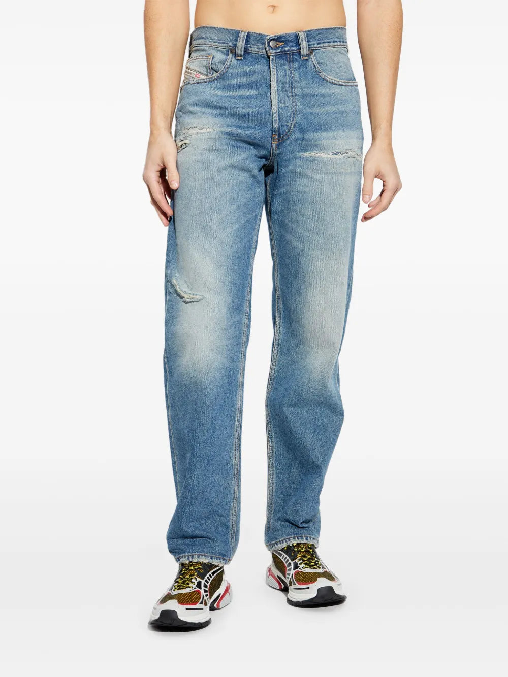 Pantaloni Jeans D-Macs 2010 Diesel Blu Homme