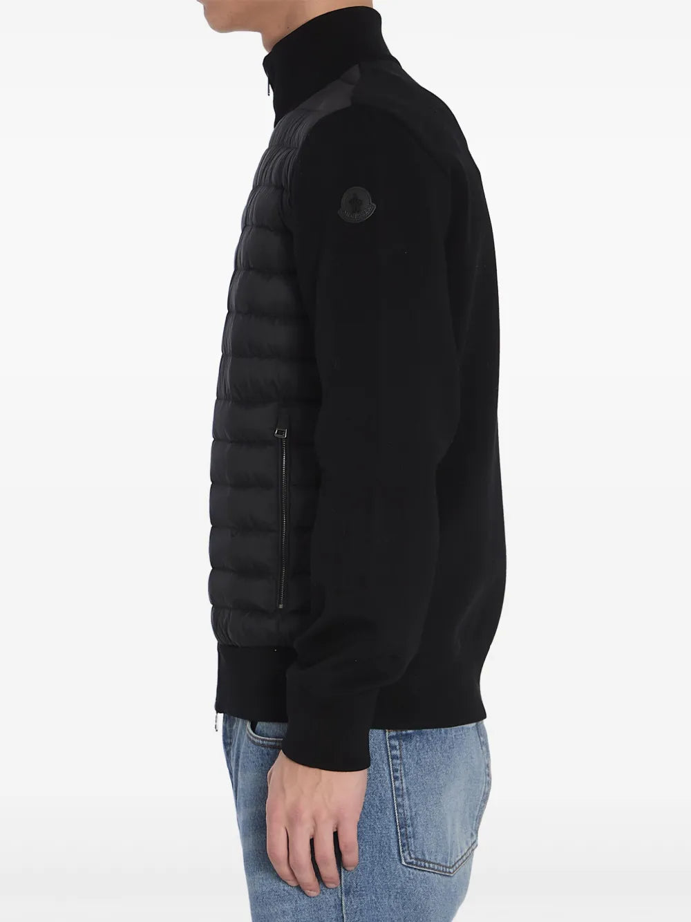 Vestes Doudoune bi-matière Moncler Noir Homme