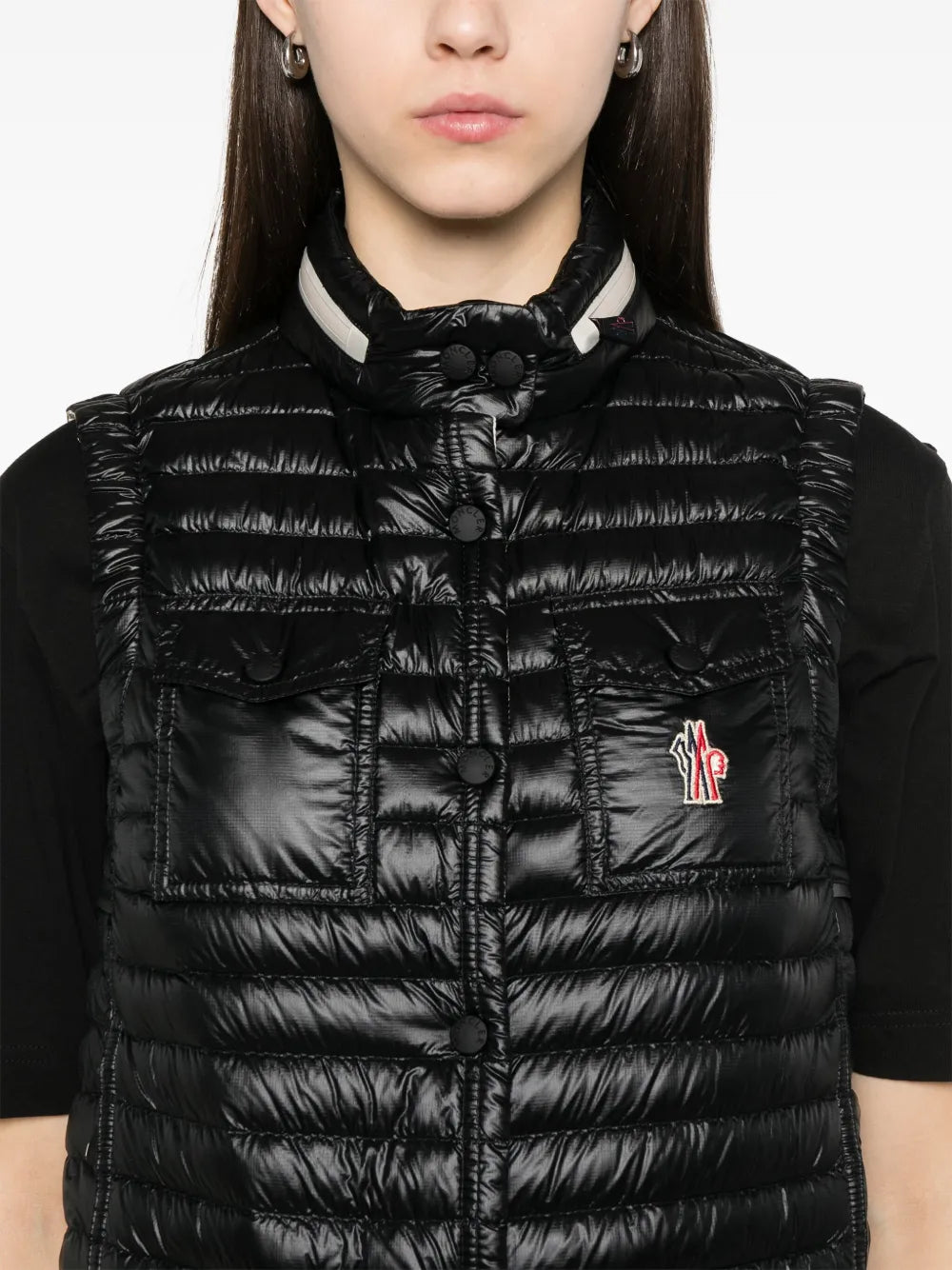 Vestes Doudoune sans manches Gumiane Moncler Grenoble Noir Femme