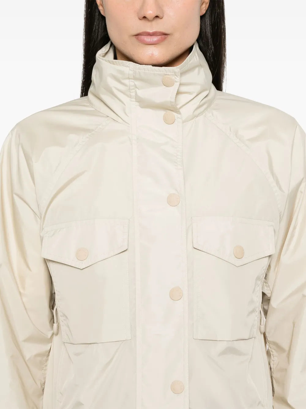 Jaquetas Casaco com Capuz Nor Moncler Grenoble Bege Femme