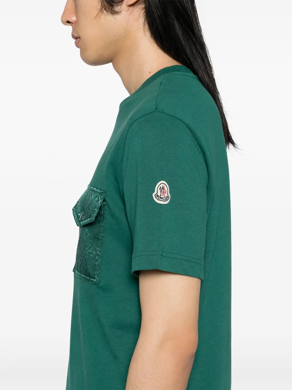 T-Shirts Monogram Pocket T-Shirt Moncler Grün Homme