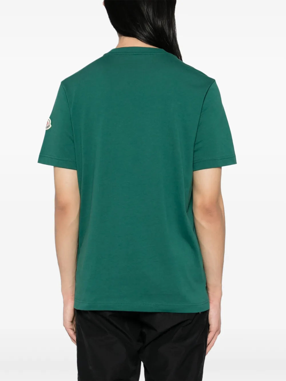 T-shirts T-shirt à poche monogram Moncler Vert Homme