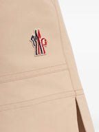 Shorts Technical Crumpled Shorts Moncler Grenoble Beige Femme