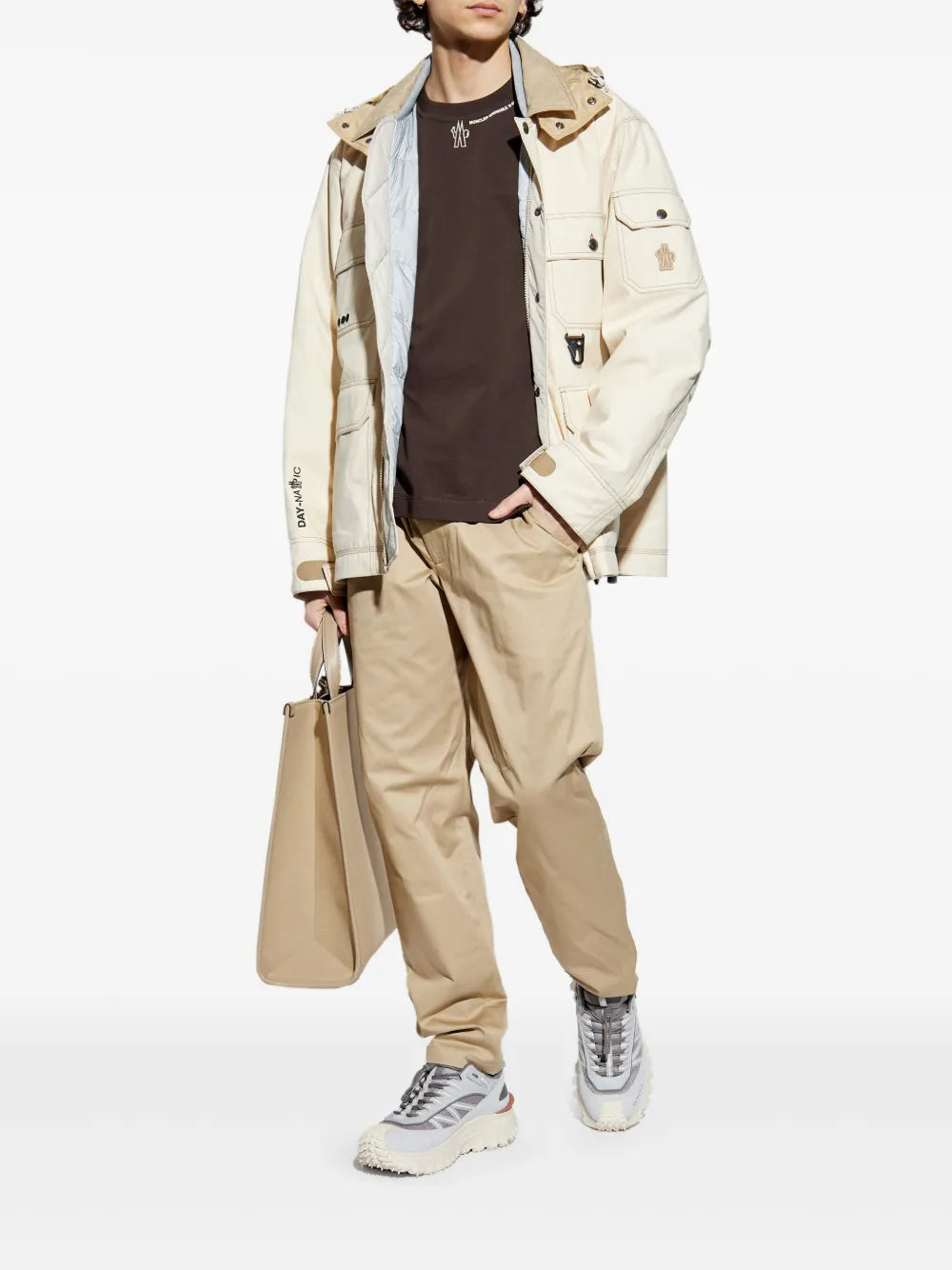 Vestes Doudoune en coton Kelpius Moncler Grenoble Beige Homme