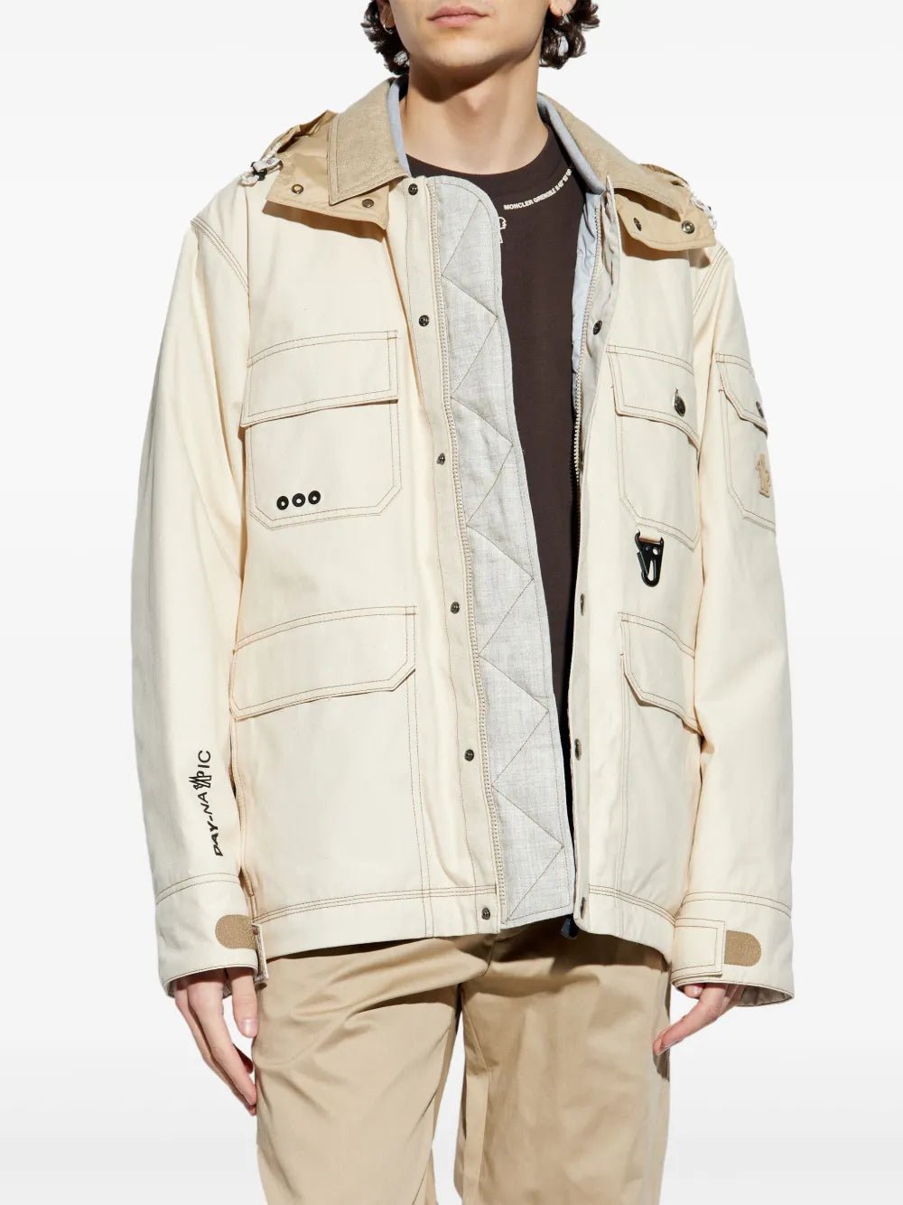 Vestes Doudoune en coton Kelpius Moncler Grenoble Beige Homme