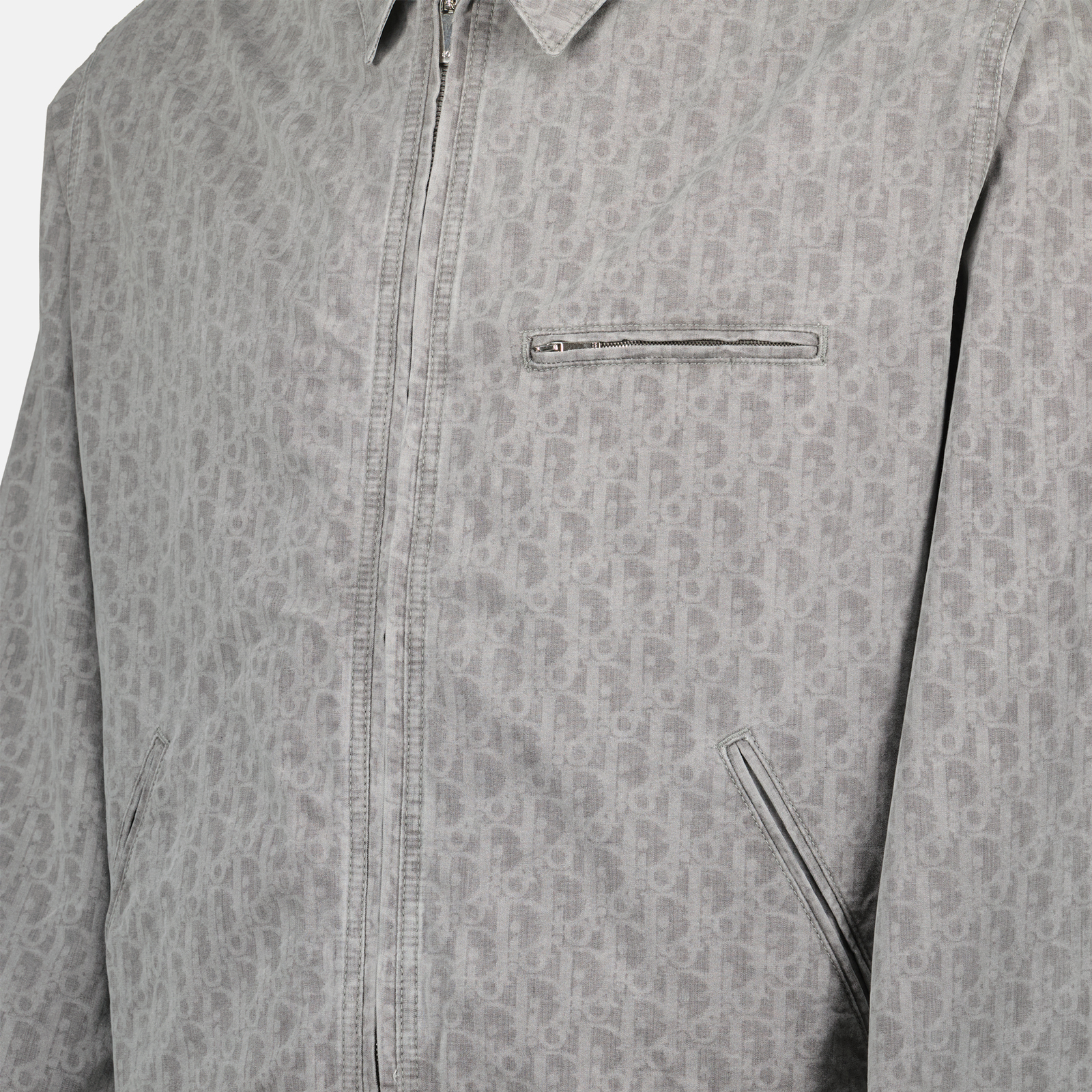 Vestes Blouson zippé Dior Gris Homme