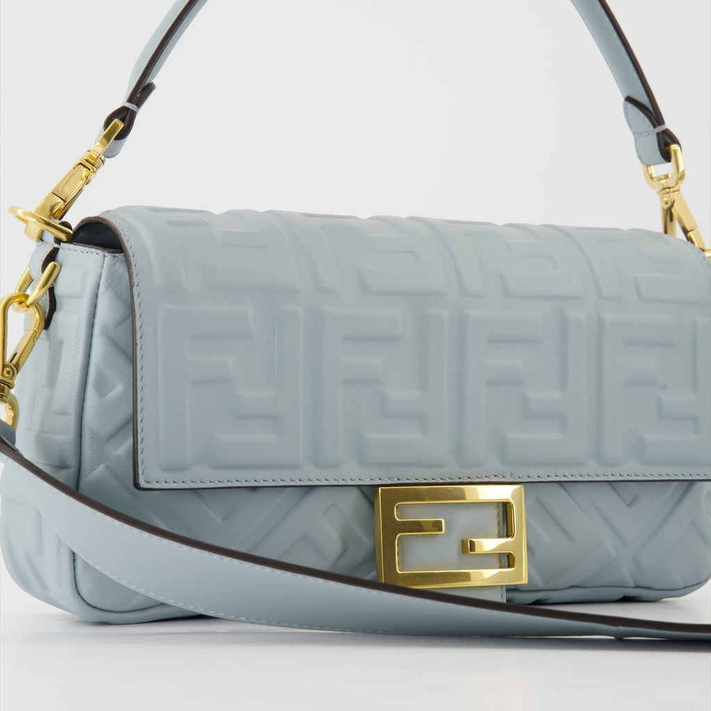 Sacs bandoulière Sac Baguette Fendi Bleu Femme