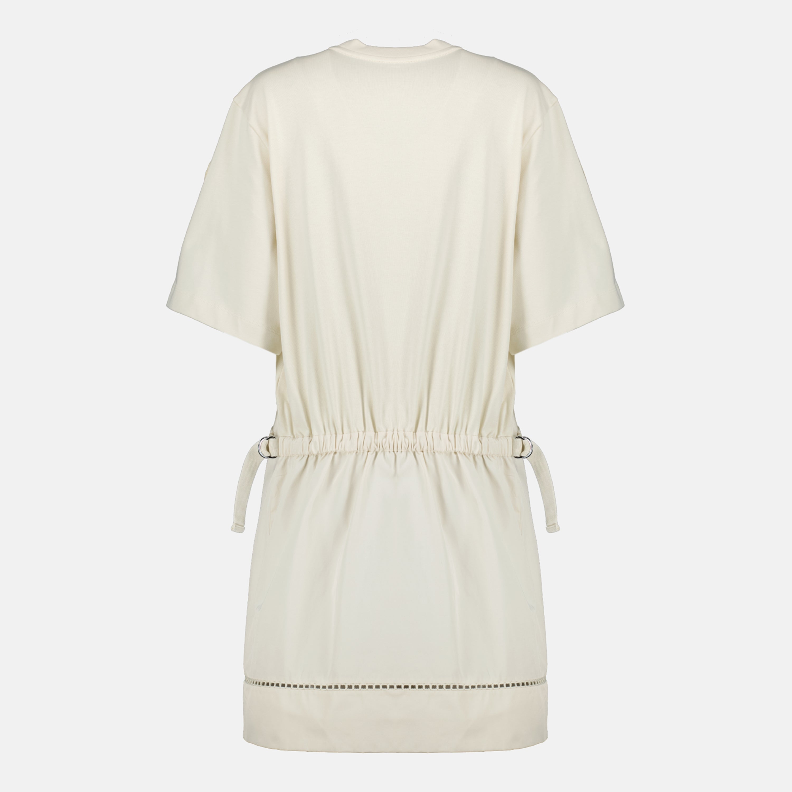 Image de l'article Robe en coton beige de la marque Moncler pour Femme - Saison Printemps-Été 2026 - Vue de Dos