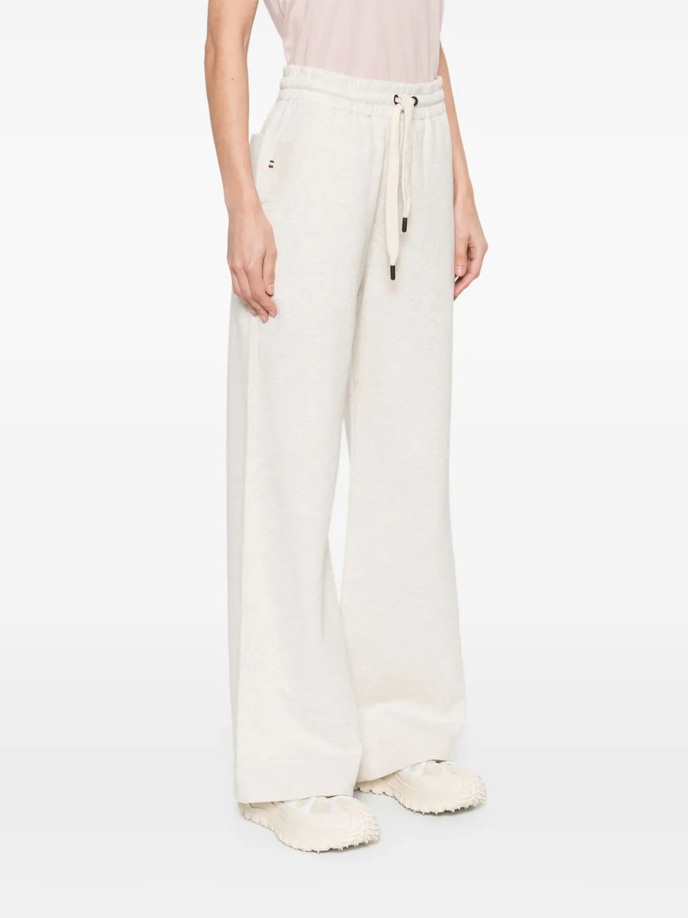 Pantalons Pantalon de survêtement en coton Moncler Grenoble Gris Femme