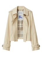 Manteaux Tench court Burberry Beige Femme
