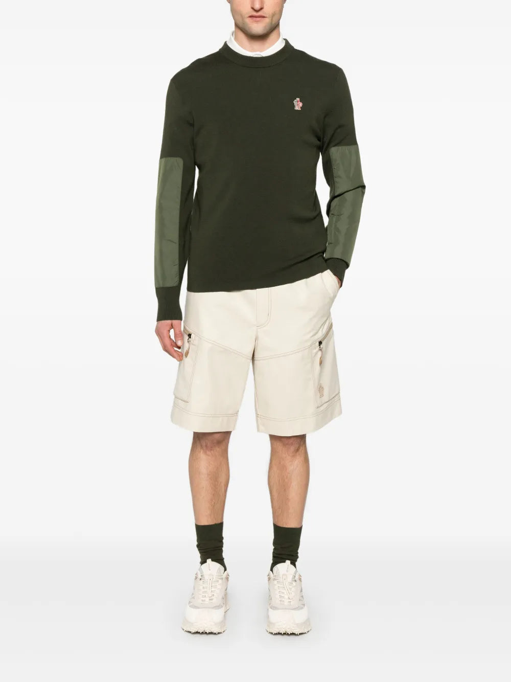 Shorts Short cargo en coton Moncler Grenoble Beige Homme