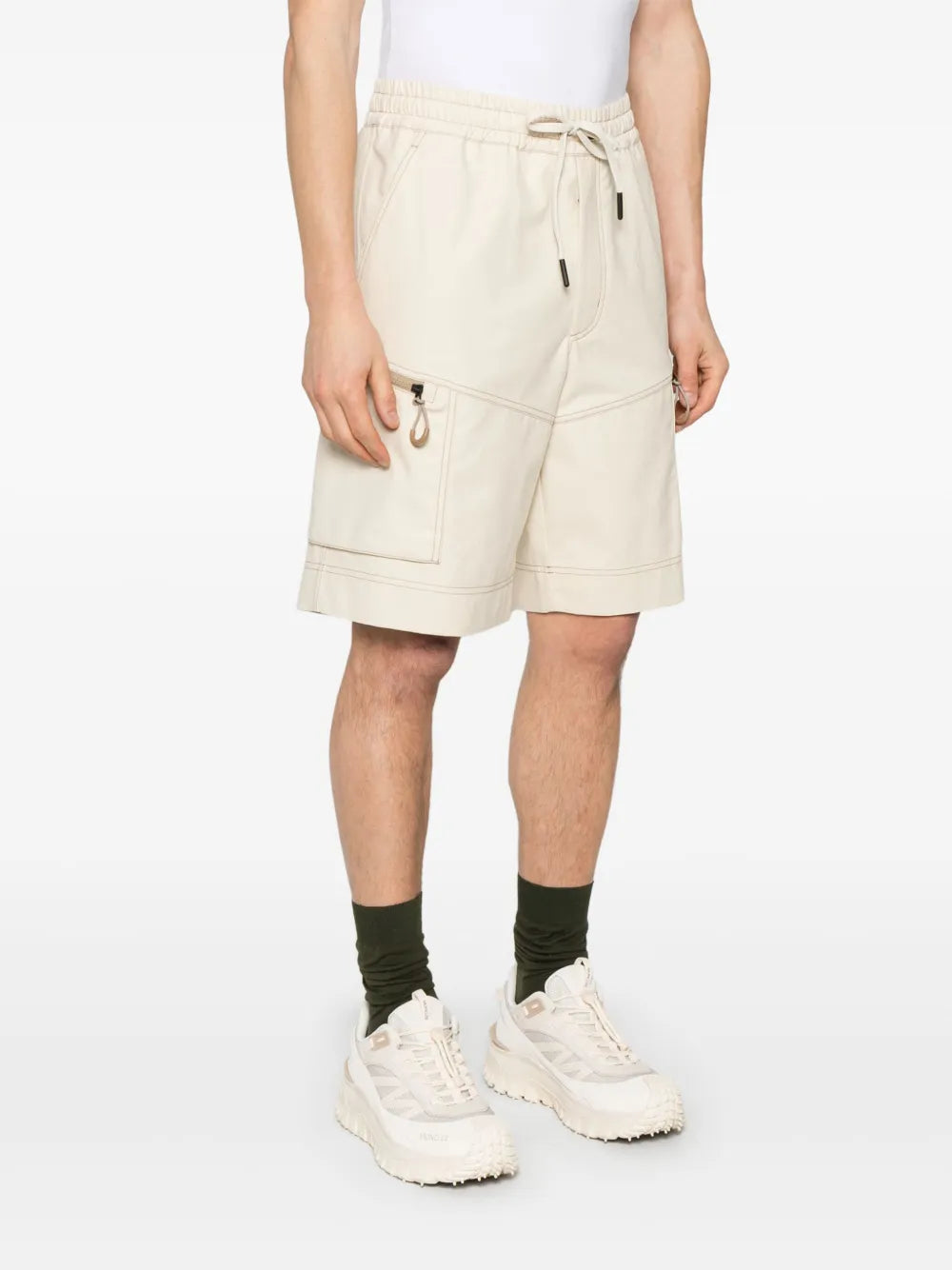 Shorts Short cargo en coton Moncler Grenoble Beige Homme