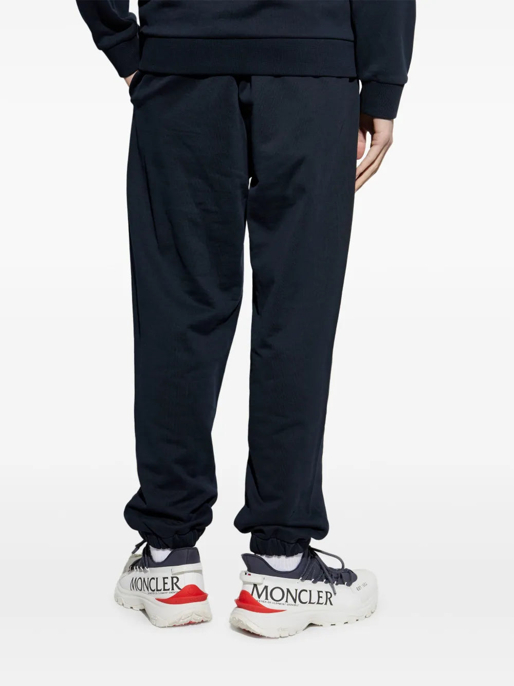 Hosen Verblasste Logo-Jogginghose Moncler Dunkelblau Homme