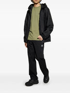 T-shirt T-Shirt con Motivo Logo Sbiadito Moncler Verde Homme