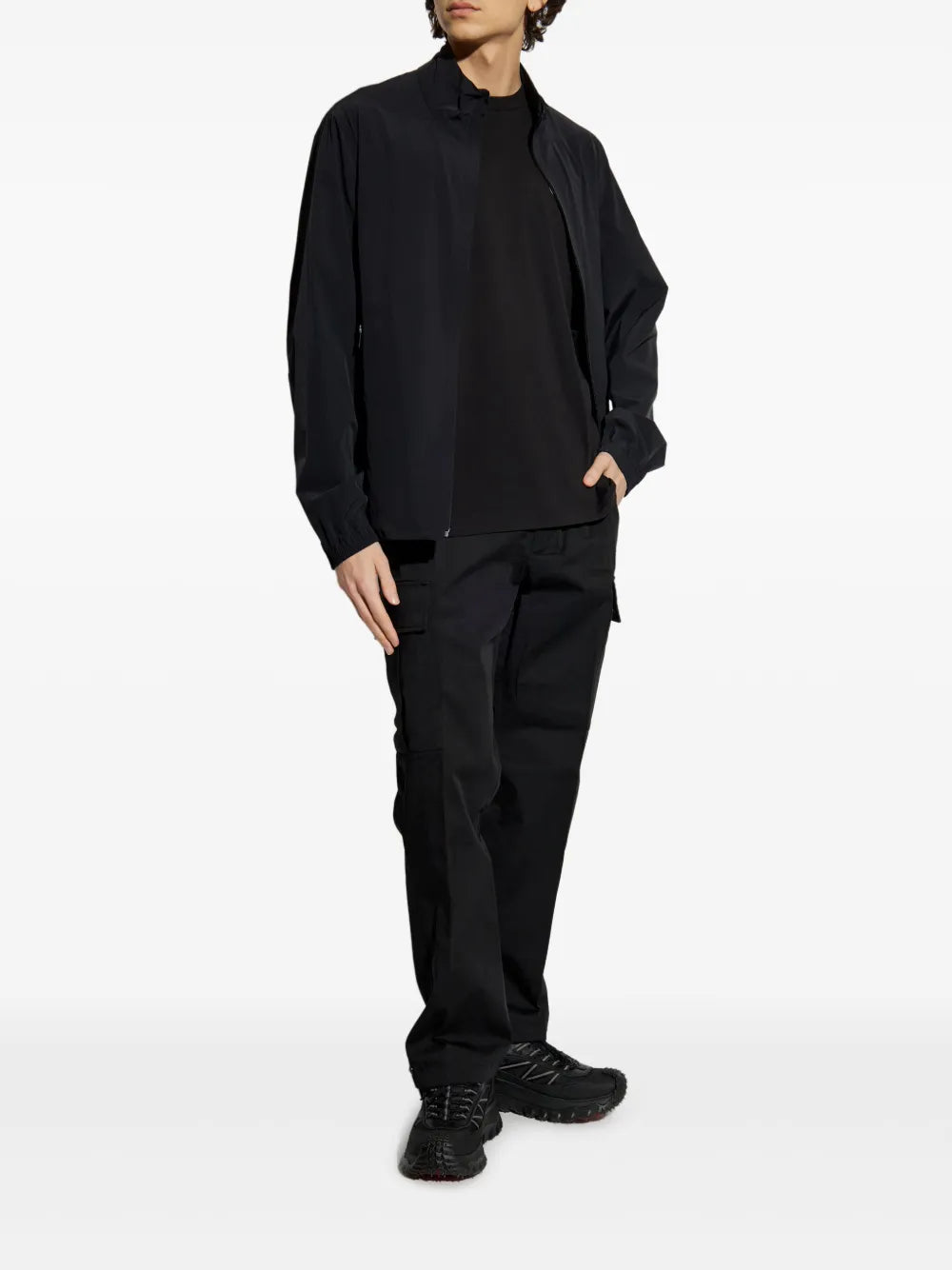 Tシャツ フェイドロゴプリントTシャツ Moncler 黒 Homme