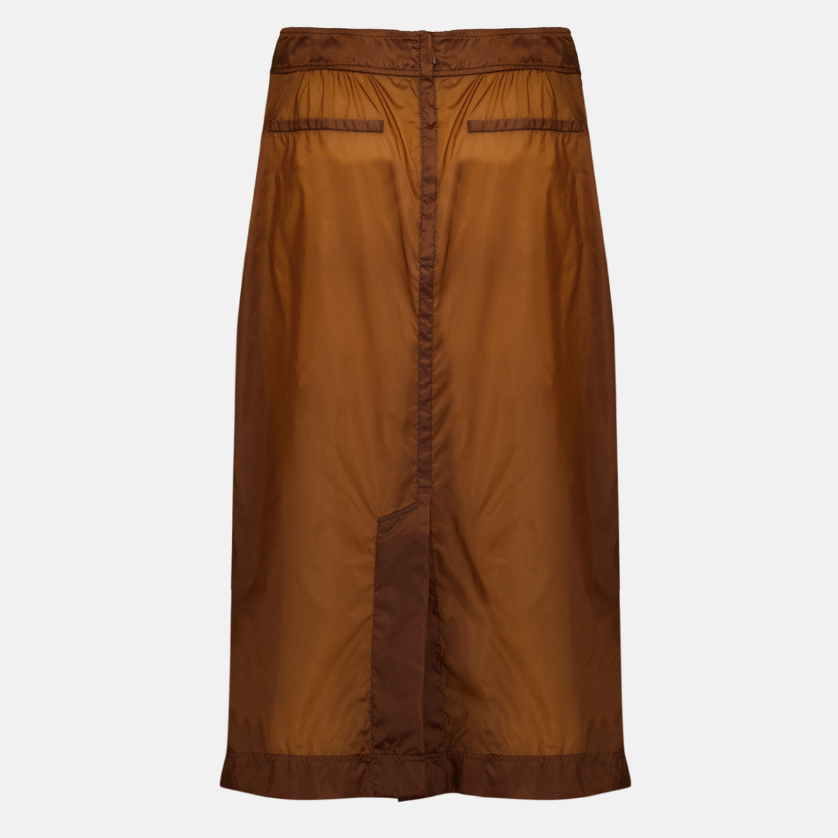 Jupes Jupe marron en nylon Saint Laurent Marron Femme