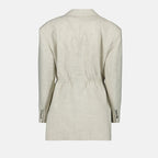 Jacken Wollblazer Rabanne Beige Femme