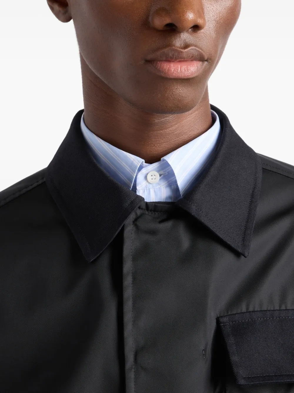 Vestes Veste en nylon Prada Noir Homme