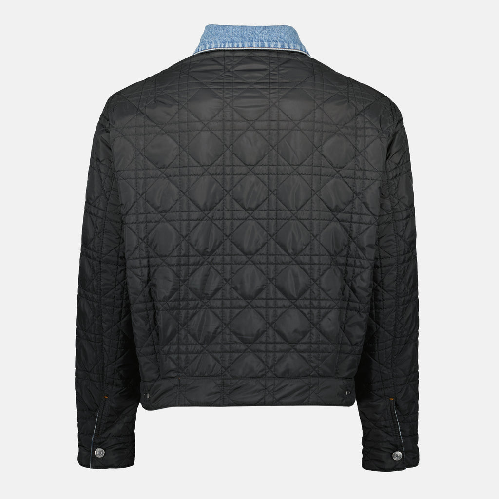 Bild der reversiblen Cannage-Jeansjacke für Herren von Dior - Saison Frühjahr-Sommer 2026 - Detailansicht_2