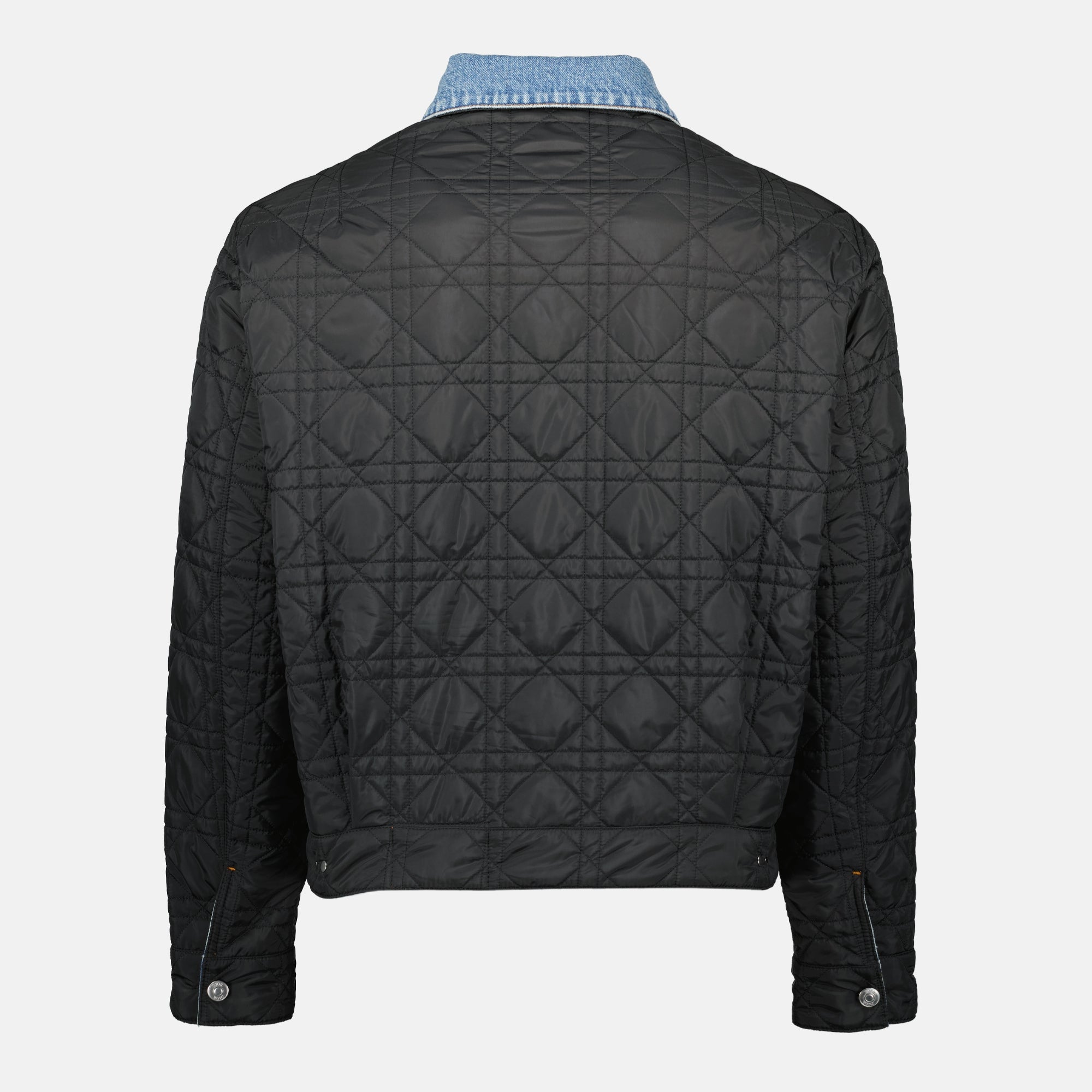 Bild der reversiblen Cannage-Jeansjacke für Herren von Dior - Saison Frühjahr-Sommer 2026 - Detailansicht_2