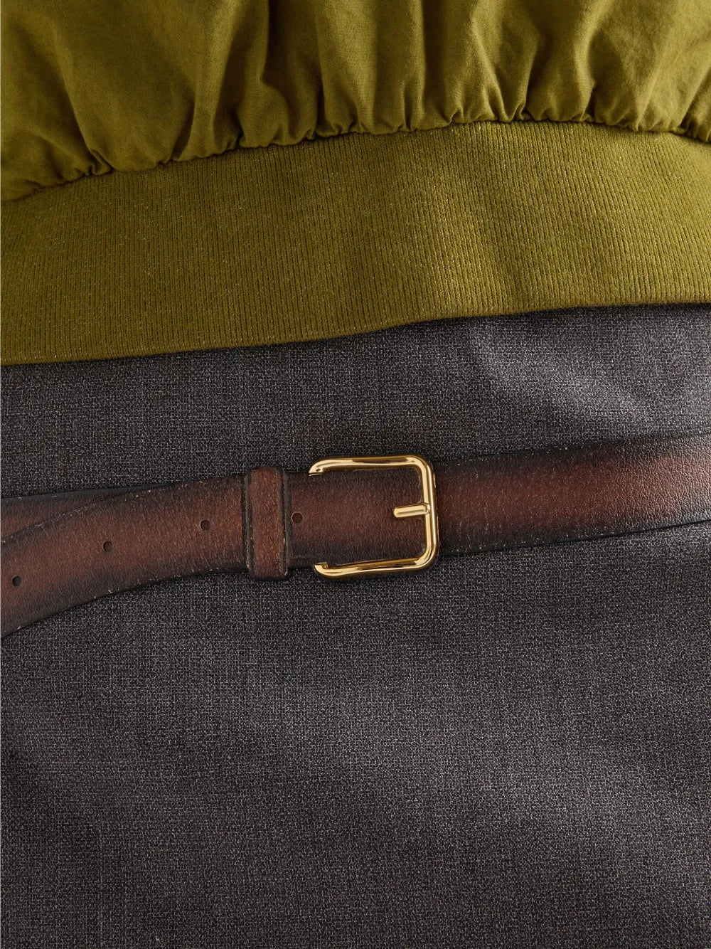 Jupes Mini jupe avec ceinture Prada Gris Femme