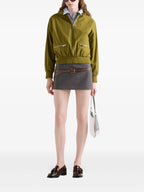 Gonne Gonna mini con cintura Prada Grigio Femme