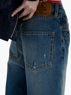 Shorts Short en jean Prada Bleu Femme