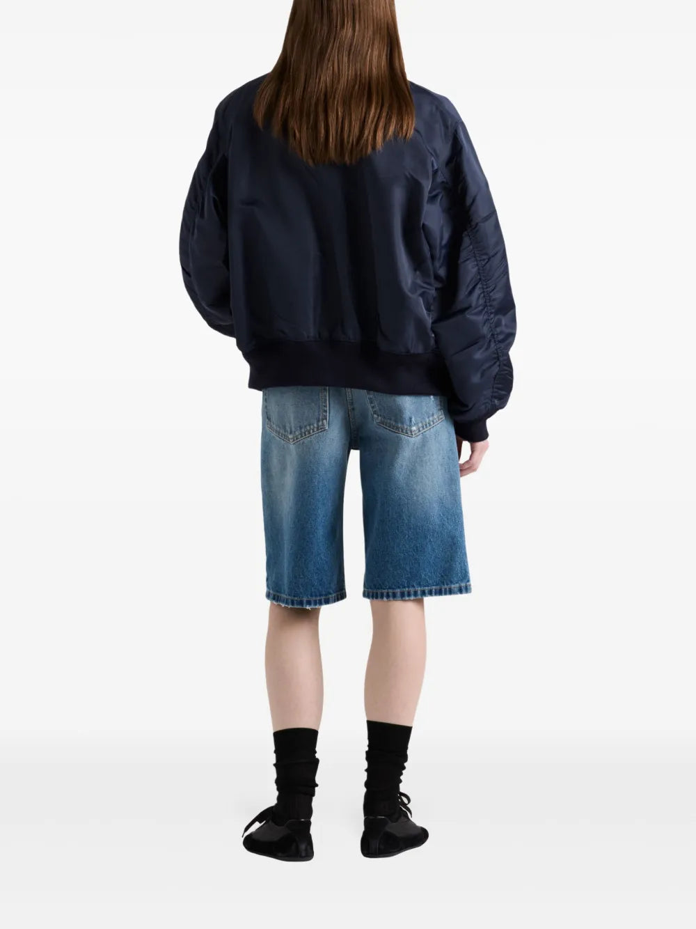 Shorts Short en jean Prada Bleu Femme