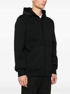 Sudaderas Sudadera de Neopreno con Cierre Moncler Negro Homme