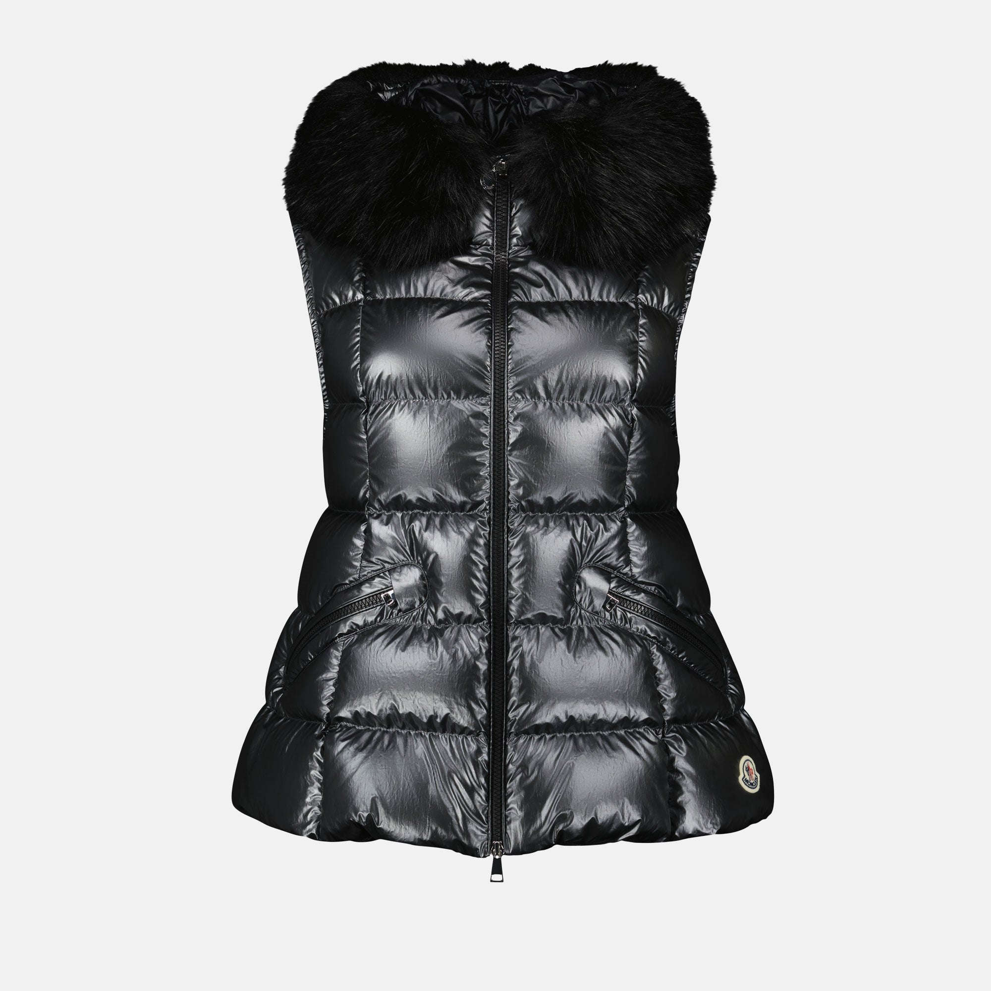 Vestes Doudoune sans manches Anse Moncler Noir Femme