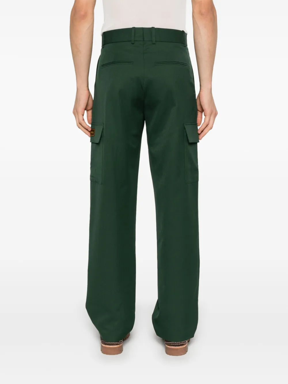 Pantalons Pantalon cargo en laine Drole De Monsieur Vert Homme