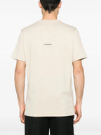 T-shirts 4G Embroidered T-Shirt Givenchy Beige Homme