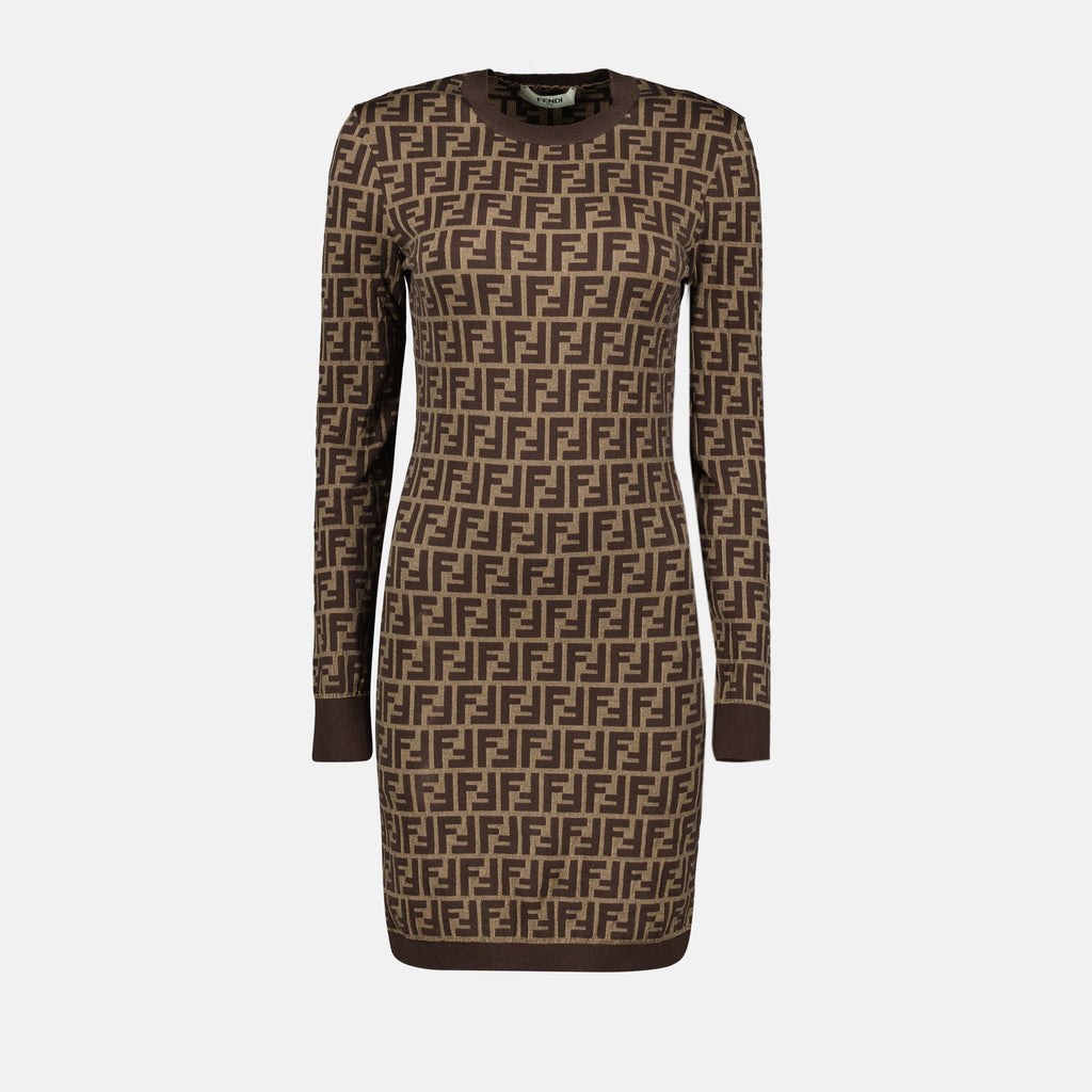 드레스 FF 드레스 Fendi 갈색 Femme