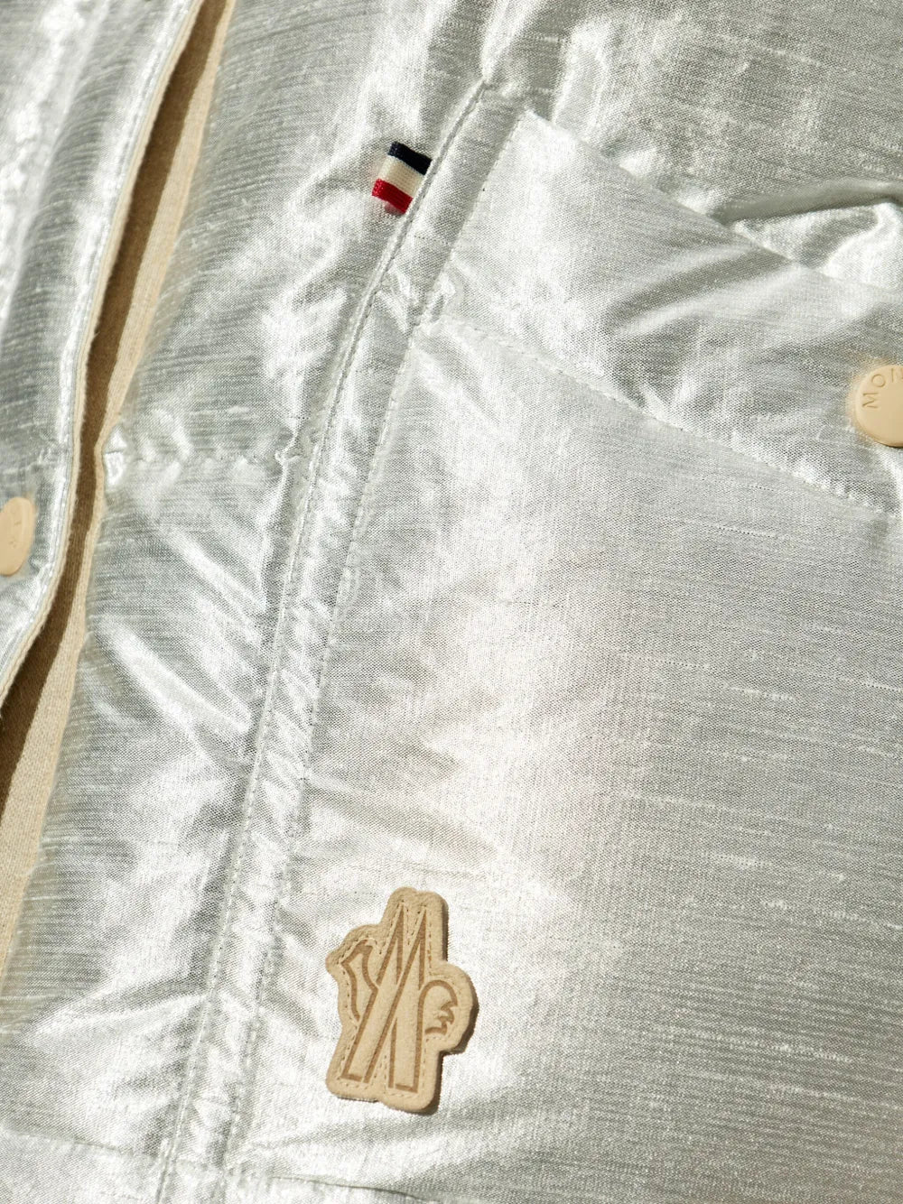 Vestes Doudoune sans manche Pinchot Moncler Grenoble Argenté Femme