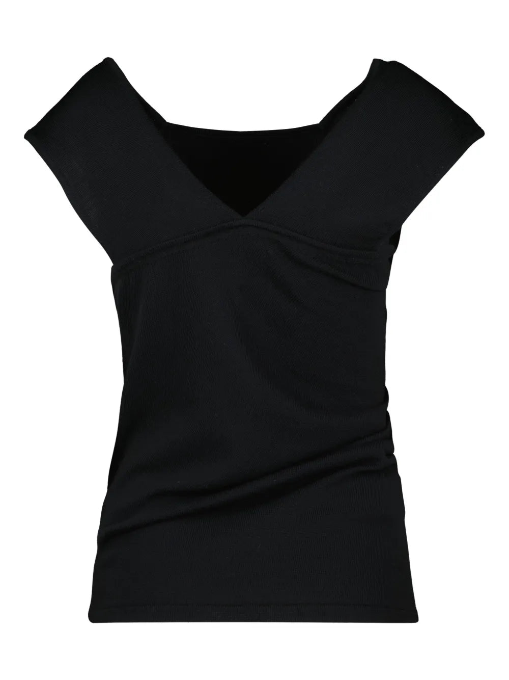 Tops Top drapé Josif Khaite Noir Femme
