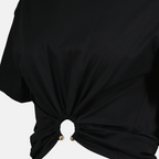 T-shirts Piercing T-shirt Rabanne Black Femme