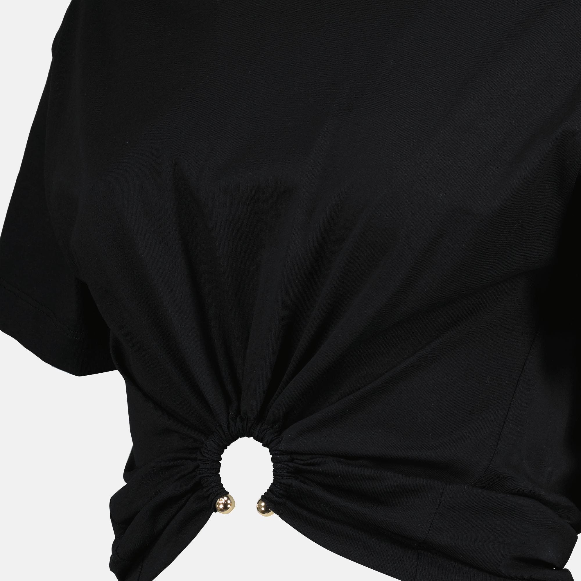 T-shirt T-shirt Piercing Rabanne Nero Femme