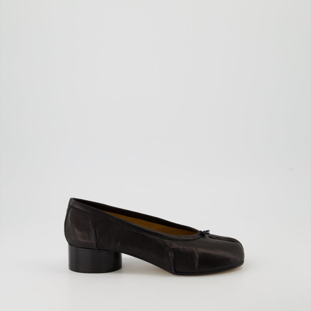 Chaussures plates Ballerines Tabi Maison Margiela Noir Femme