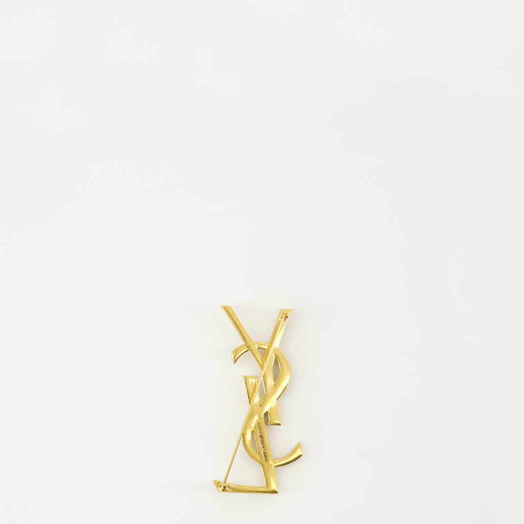Image de l'article Broche Cassandre serpent de la marque Saint Laurent pour Femme - Saison Automne-Hiver 2025 - Vue de Dos