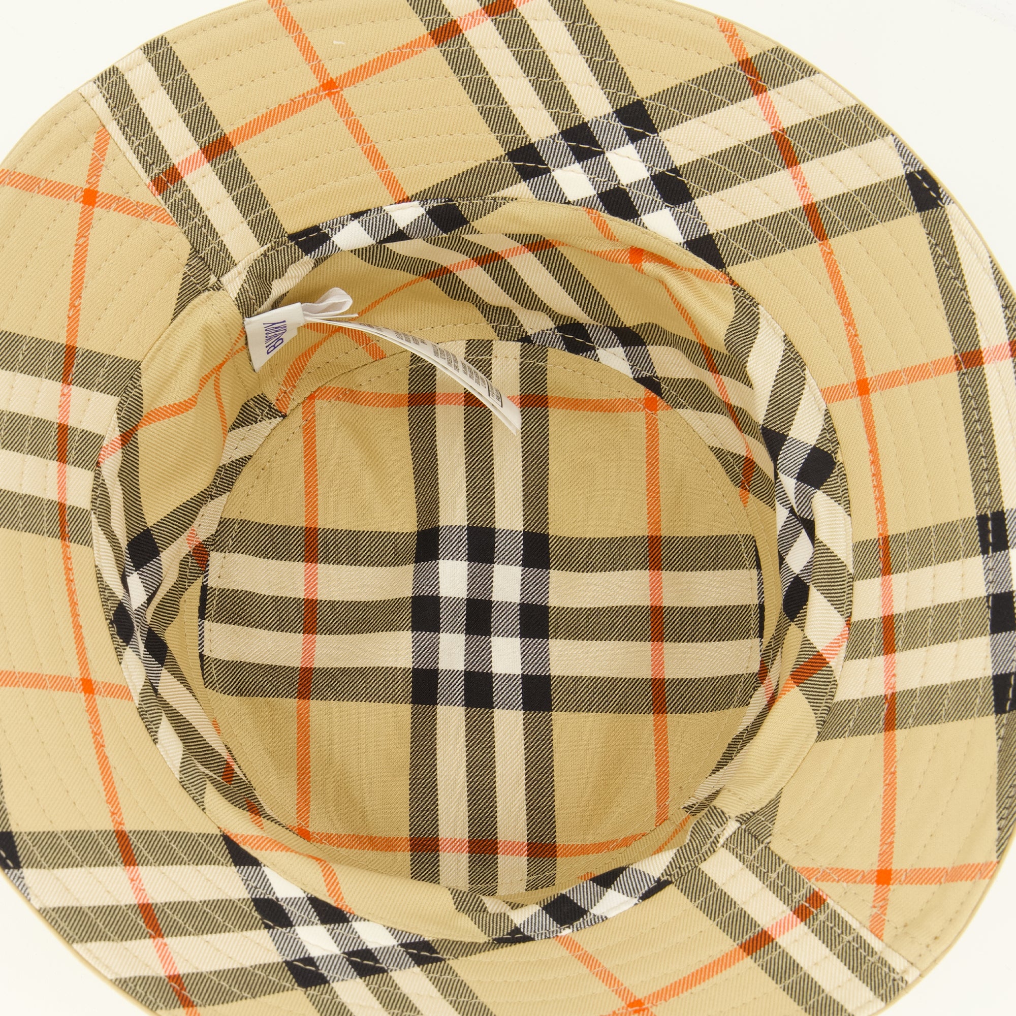 Chapeaux, casquettes et bonnets Bob réversible en gabardine Burberry Beige Unisexe