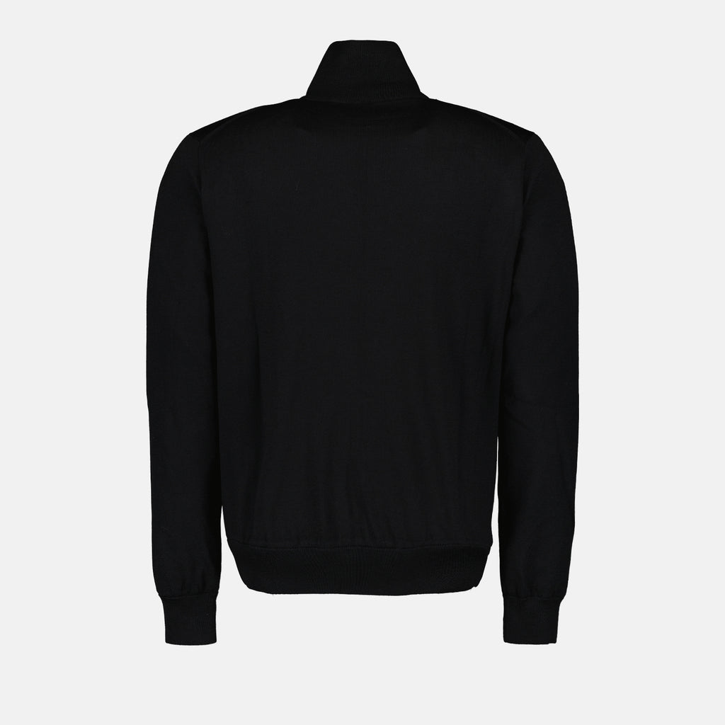 Vestes Bomber en Re-Nylon et laine Prada Noir Homme