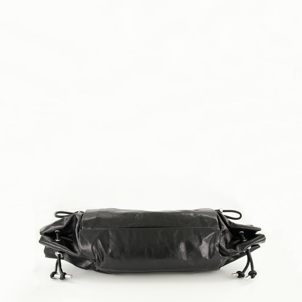 Sacs à main et épaule Sac Scrunch-D en cuir Diesel Noir Femme