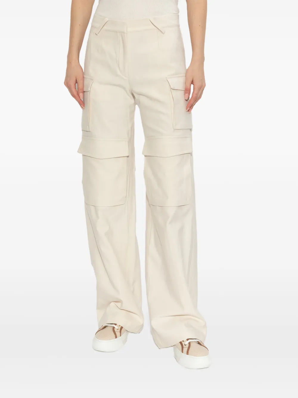 Pantalons Pantalon cargo Polina Iro Blanc Femme