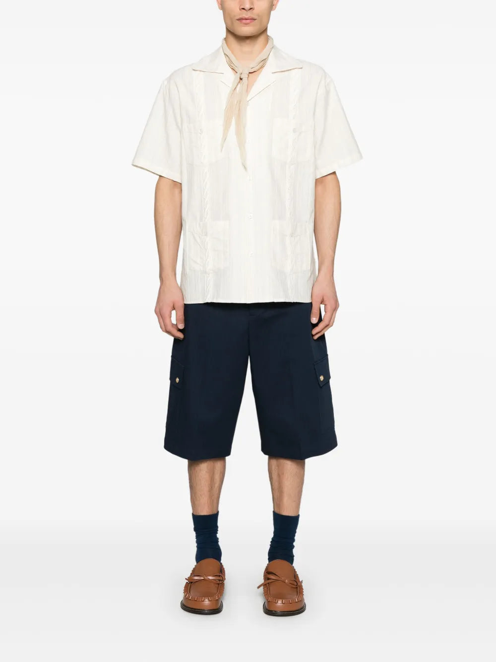 Chemises Chemise Cubaine Drole De Monsieur Beige Homme