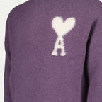 Maglieria Pull AMI de Coeur Ami PARIS Viola Unisex