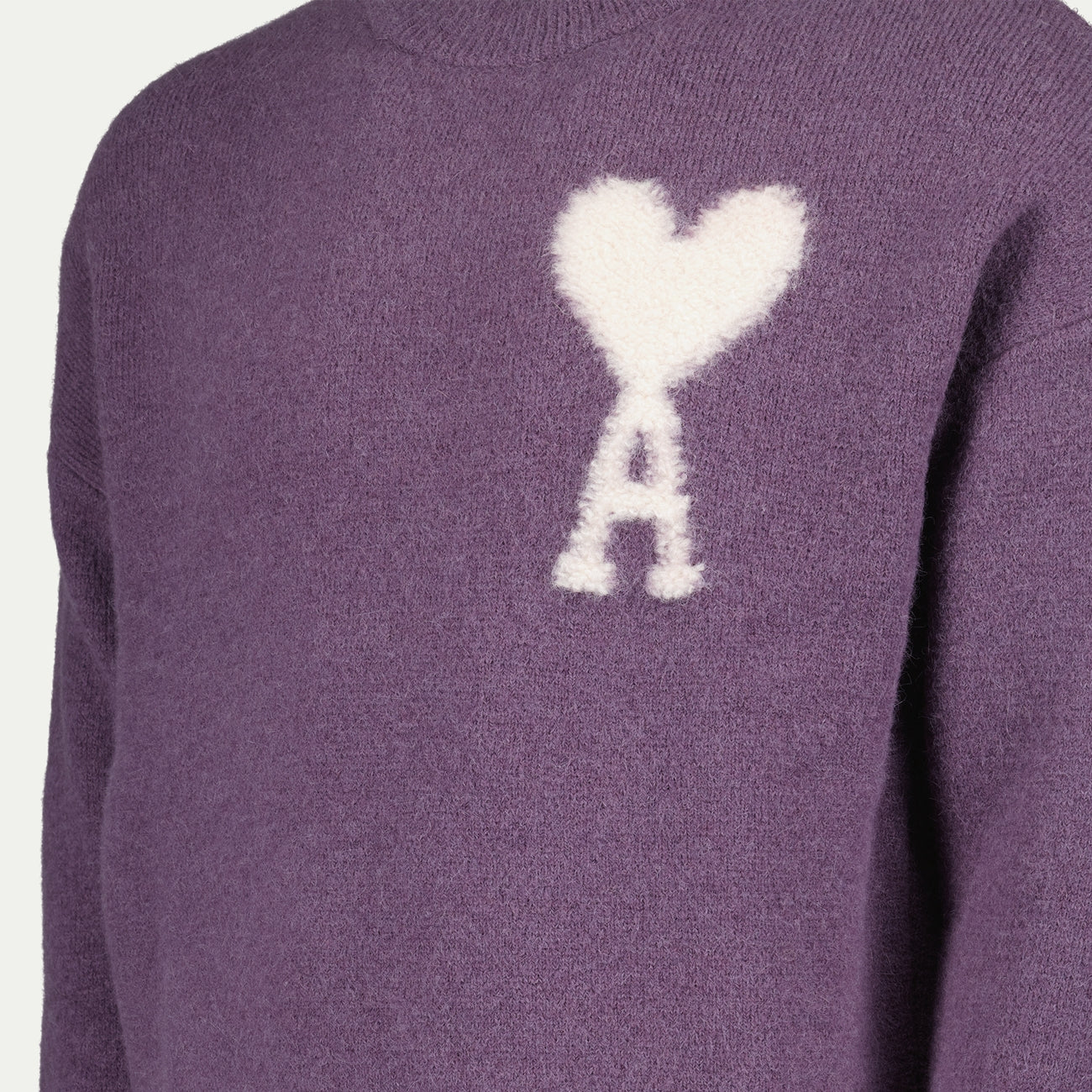 Maille Pull AMI de Coeur Ami PARIS Violet Unisexe